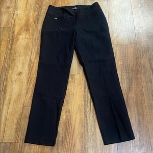LISETTE Midnight Black pull on Trousers size 10